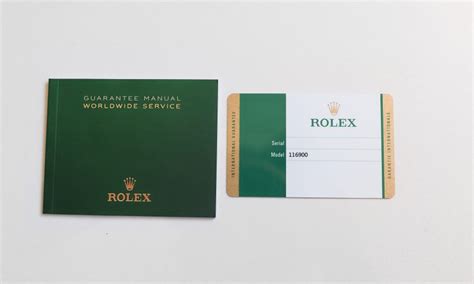 rolex watches warranty